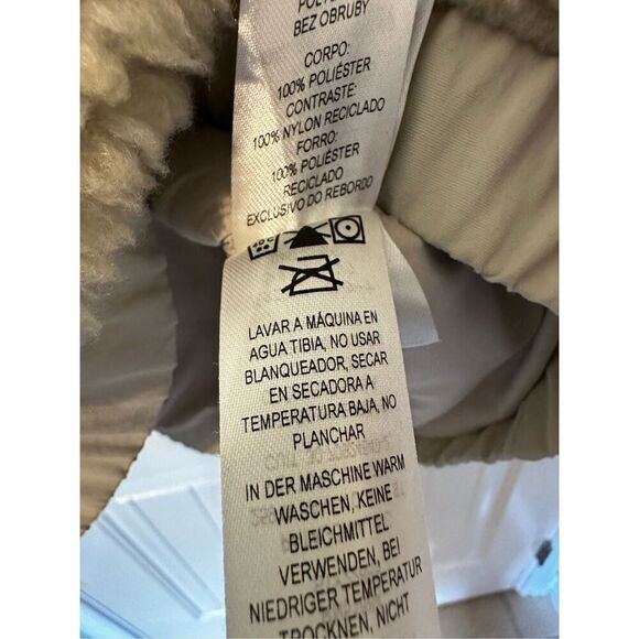 NWOT Patagonia Pelican Tan Fleece Shelled Retro-X Sherpa Pullover Jacket Small - Picture 14 of 16